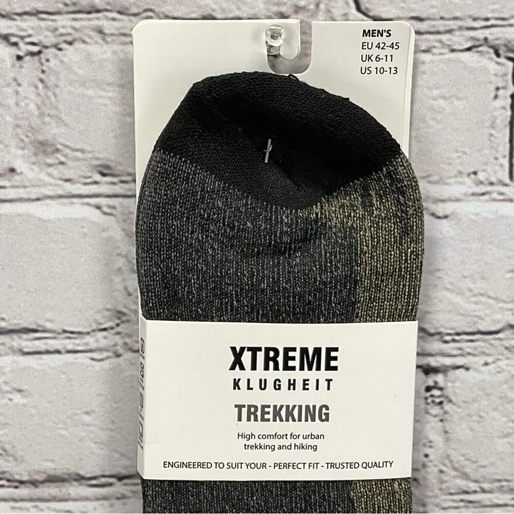 Xtreme Wool Blend Socks Men's Size 10-13 Multicolor Low Rise Trekking Hiking NWT